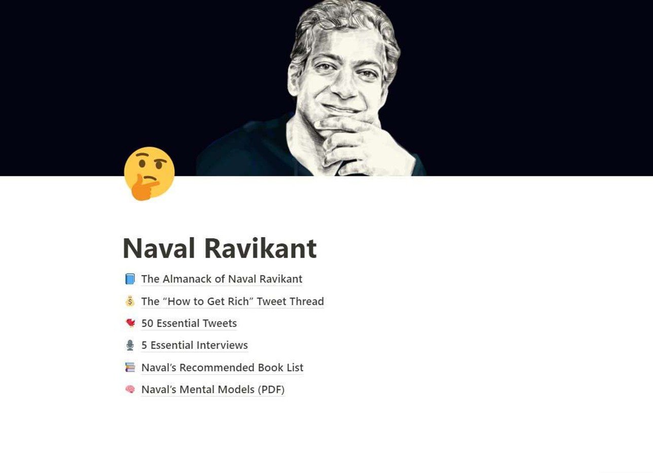 Naval Ravikant resource collection
